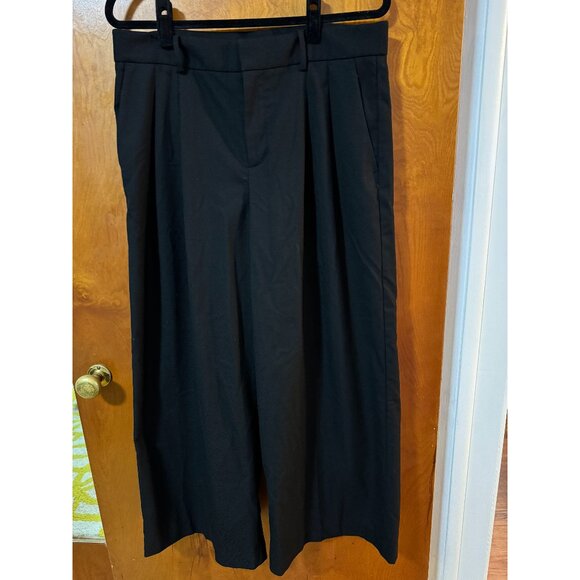 Madewell The Harlow Superwide-Leg Trouser in Black - Picture 3 of 7